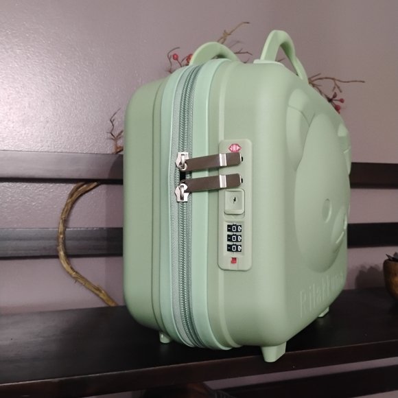 Rilakkuma Hard Shell Small Carry-On Travel Case in Sage Green NEW - Picture 13 of 16
